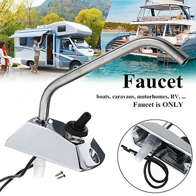 Robinet d'eau électrique 12 V facile à installer pour usage marin performances