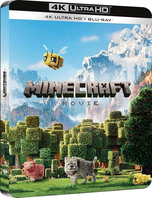 UN FILM MINECRAFT 4K UHD (2025) 2 Blu Ray steelbook B pre order EUR 34 ...