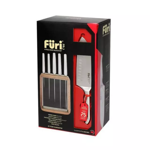 Furi Pro Vault 6pc Knife Block Set 6 Piece | Japanese Stainless Steel 2