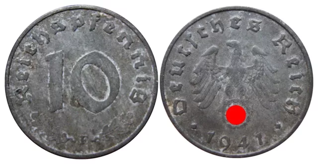 J371   10 Pfennig  1941 F    502720