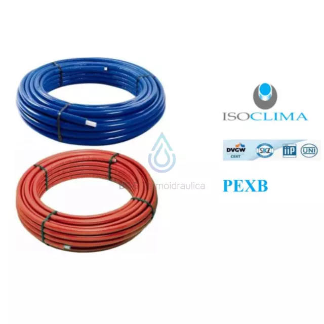 Isoclima Tubo Multistrato Rivestito Riscaldamento Pex B Certificato 16 20 26 32