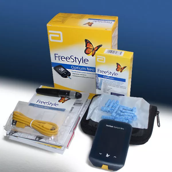 Freestyle Optium Neo Blood Glucose&B-KETONE Monitor & TESTSTRIPS mmol/L