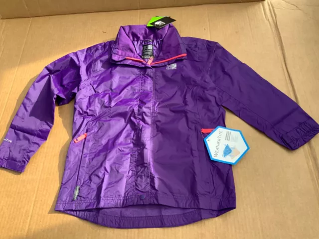 Karrimor Sierra Giacca Ragazza 11-12 anni (146-152 cm) Impermeabile - Cappuccio Nuovo