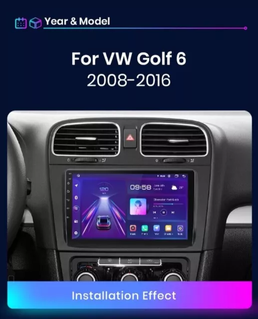 AUTORADIO MULTIMEDIA VW Volkswagen Cd Mp3 Sd Golf 5 6 V Vi Touran Eos  Scirocco EUR 220,00 - PicClick FR