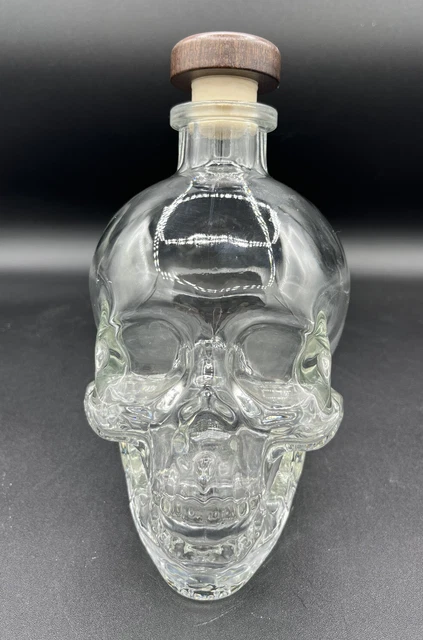 Crystal Head Vodka Skull Bottle (Empty) 750mL Original Stopper