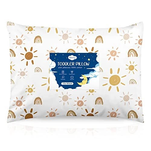 Toddler Pillow,13X18 Soft Baby Pillows for Sleeping, Machine Washable Kids