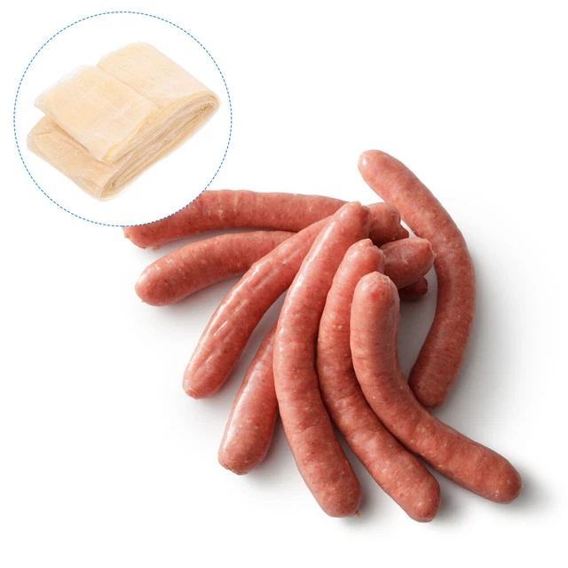 Involucri asciutti budella di maiale secchi intestino fine involucri per salsiccia di prosciutto