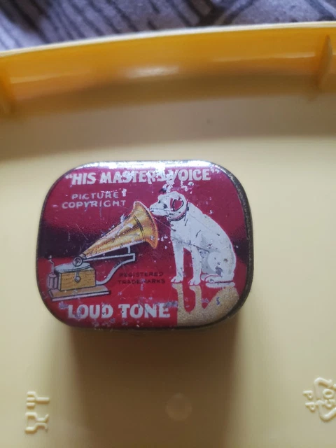 His Masters Voice Needle Tin With Needles - Loud Tone