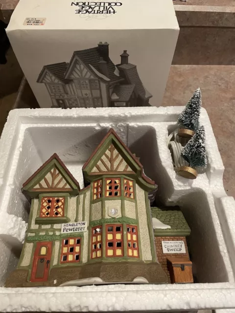 Dept 56 Dickens Village Series - Hembleton Pewterer #5800-9 Exc++     In Box