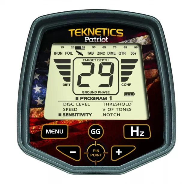 Teknetics Patriot Metal Detector: Free Pin Pointer 2