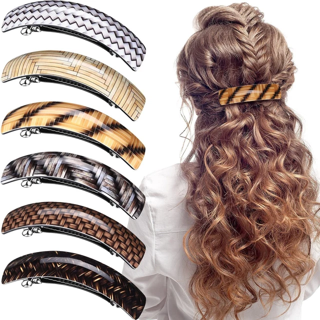 6 Pieces Hair Barrettes for Women Hair Clips Womens Hair Accessories Large Fr...