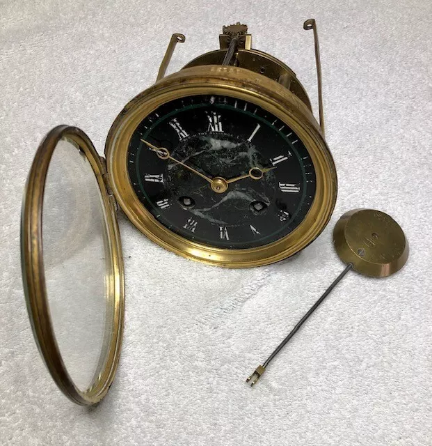 Vintage Goldsmiths Alliance Ltd Clock Mechanism For Repairs Spares With Pendulum