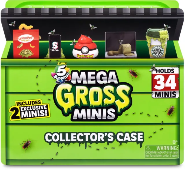 NEW 5 SURPRISE Mega Gross Minis Collectors Case from Mr Toys