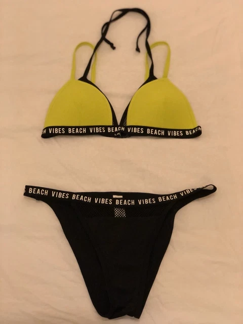 Haut De Maillot De Bain Bandeau Cherry Beach Noir – Taille 100C (85C EU) Neuf Étiqueté