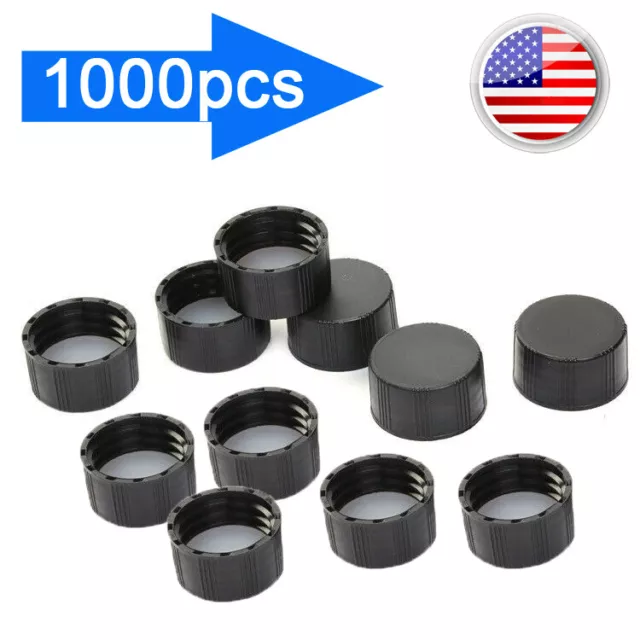 1000ps Thread Black 24-400 Screw Cap PTFE Silicone for 20ml/30ml/40ml/60ml Vials 2