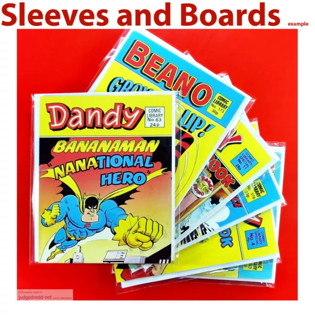 Dandy Comic Library Digest Size Comic Bags Size1 Crystal Clear Only x 25 NEW .