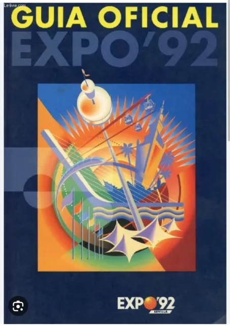 Expo 92 Sevilla Guia Oficial de Expo libro de 340 paginas año 1992 (GS-969)