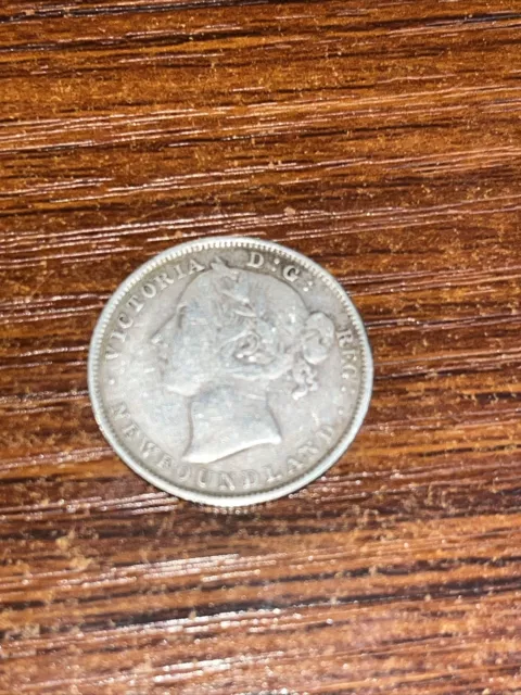 1899-Canada Newfoundland  20 cents SILVER  VICTORIA