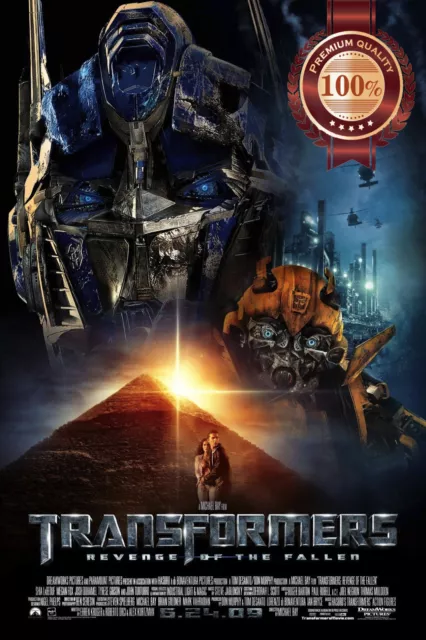 Transformers Revenge Of The Fallen Official Movie Film Print Premium Poster