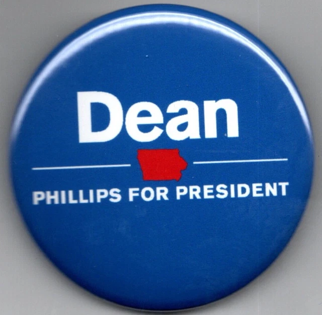 DEAN PHILLIPS HEALTHCARE for All President 2024 political button