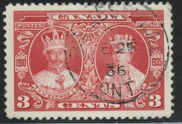 Canada sc#213 King George V and Queen Mary, Used
