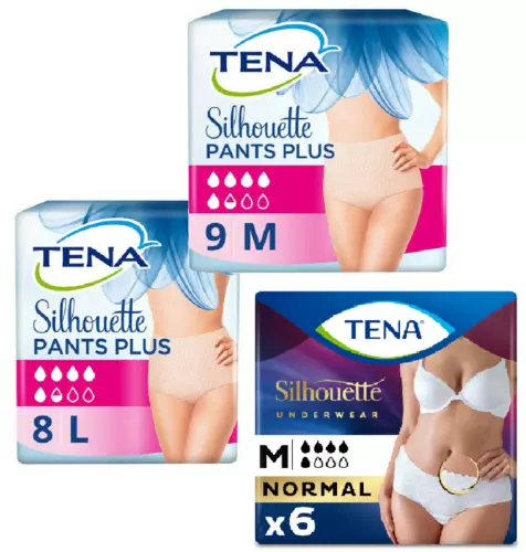 Tena Damen Silhouettenhose plus super bequem weicher täglicher Lebensstil