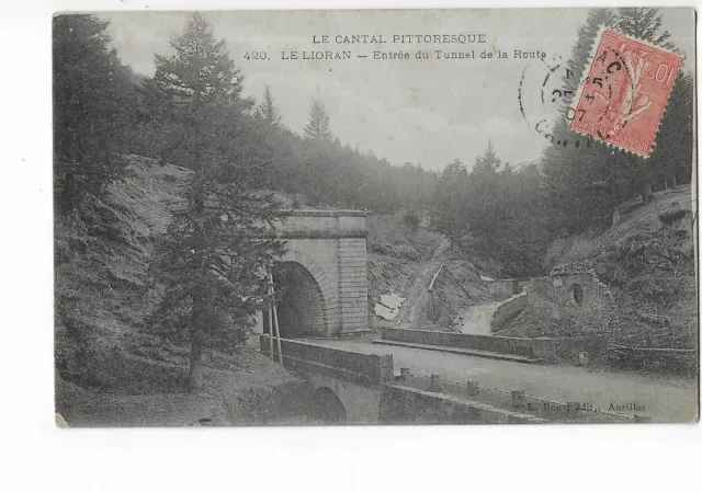 15  Le Lioran  Entree Du Tunnel De La Route