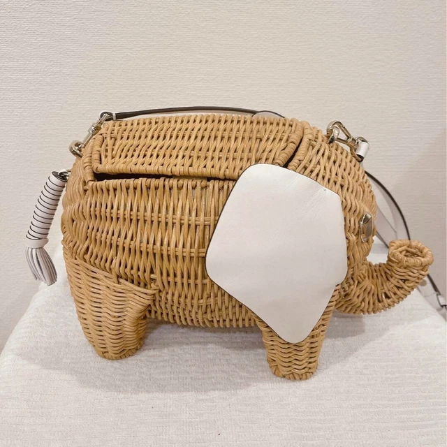 KATE SPADE NEW YORK Elephant Shoulder Basket Bag JAPAN New