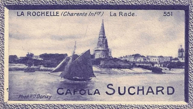 Chromo Chocolat Milka Suchard Cafola La Rochelle Charente La Rade Texte Au Dos