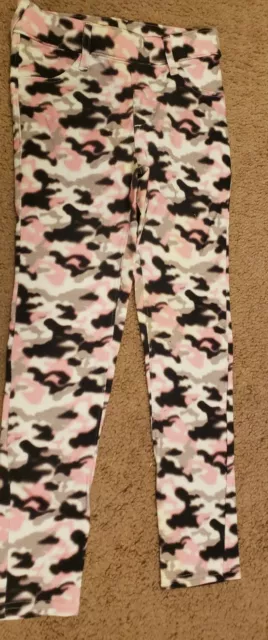 NWOT True Religion Girls Pink Camo Pants, Size 6