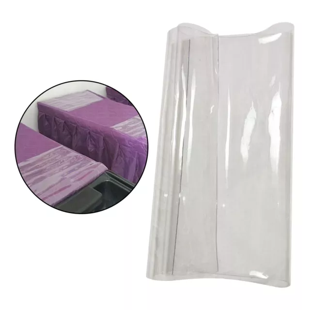 Telo in PVC Trasparente Impermeabile Lavabile per Lettino Da Massaggio SPA