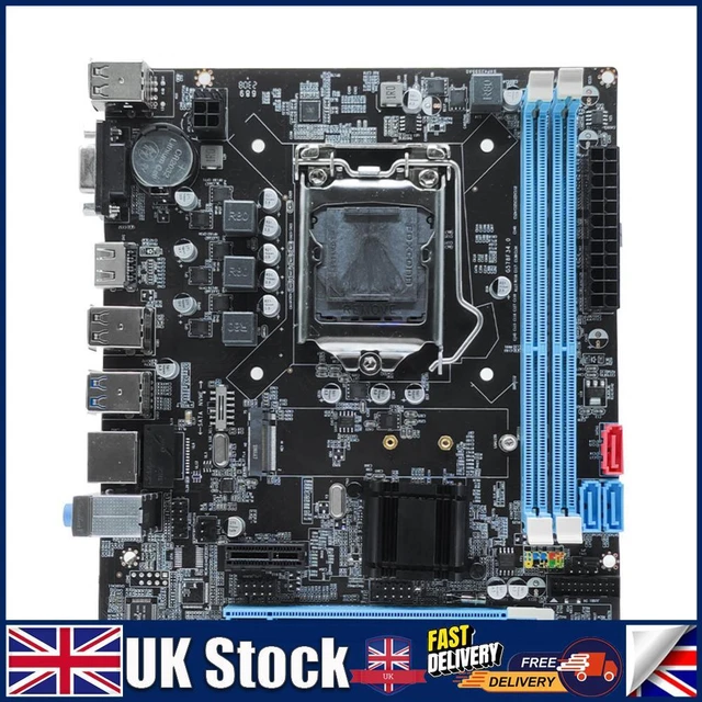 B75 MOTHERBOARD I/O PS/2 Keyboard Mouse Port 16GB Micro-ATX PC Main ...