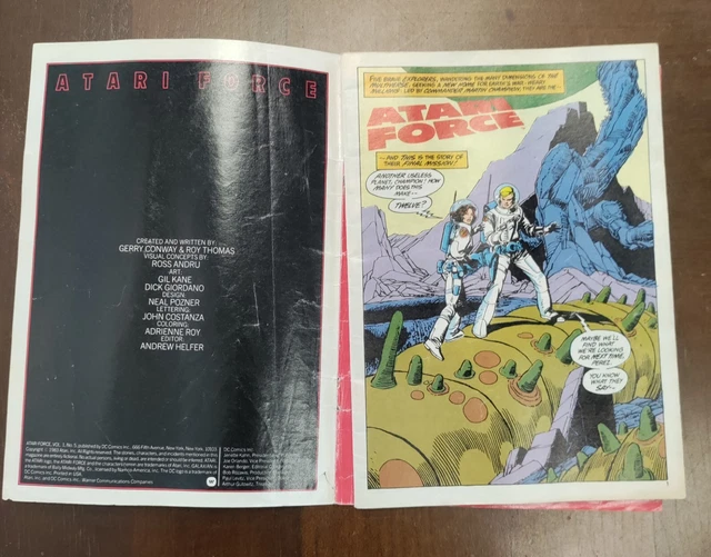 Atari Force #5 ATARI 2600 DC Comics 1982 Gil Kane Dick Giordano Roy Thomas Cover 2