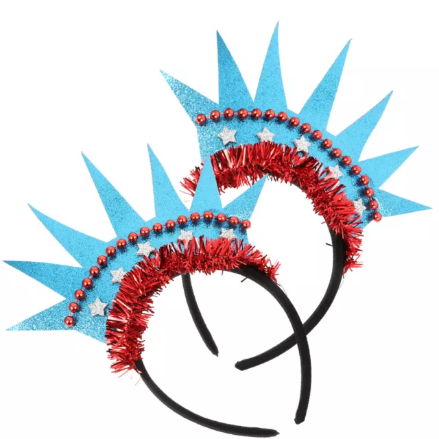 2 Pcs Miss Independence Day Hair Accessories Statue of Liberty Costume