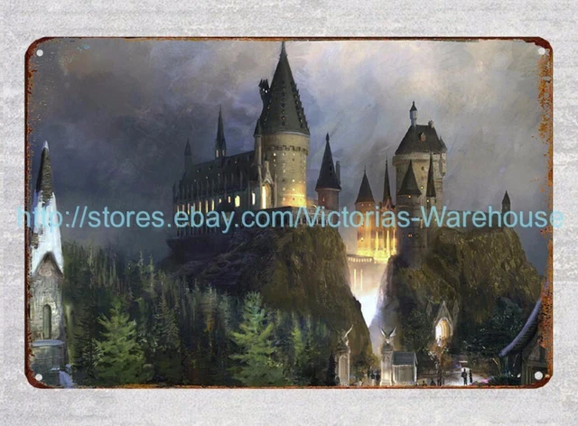 Fantasy Castle metal tin sign decorative accessories
