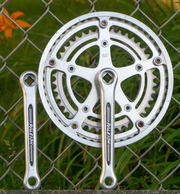 vintage raleigh crankset
