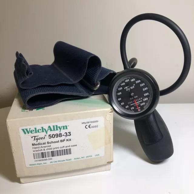 Airius Palm Aneroid Sphygmomanometer - Black