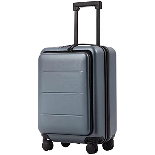 Luggage Suitcase Piece Set Carry on Trolley Pocket Compartmnet Night Navy