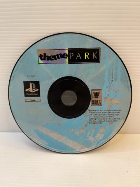 Theme Park  Playstation 1 - PS1 Game Disc Only - Free Shipping.