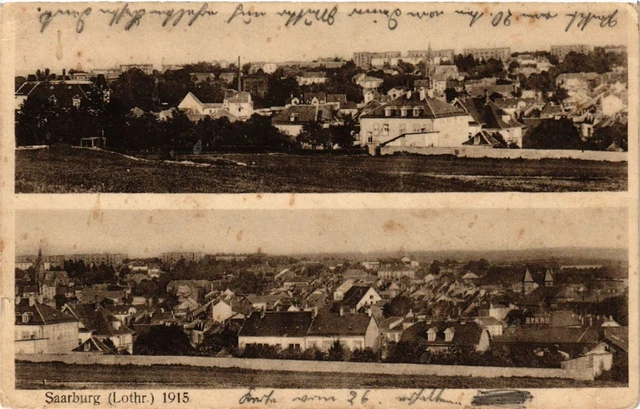 CPA AK SARREBURG - SAARBURG i.L. - view - scenes - 1915 (387683)