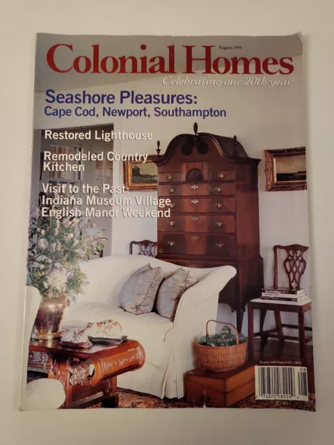 1995 August, Colonial Homes Magazine, Seashore Pleasures, (MH643)