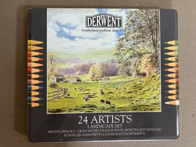 DERWENT Artists Landscape Quality Coloured Pencils Part Set in Tin (21 of 24)
