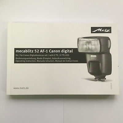 METZ mecablitz 52 AF-1 Digital Shoe Mount Flash for Canon 2