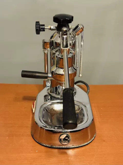 Vtg La Pavoni Europiccola Model Lever Espresso Machine 8 Cup AS IS Working Italy