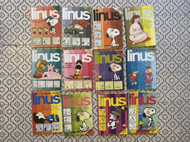 Rivista LINUS annata COMPLETA 1983 fumetto