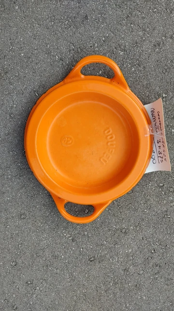 Cocotte Le Creuset 5 Litres - Fonte émaillée Orange - Doux Feu Cousances - Vintage