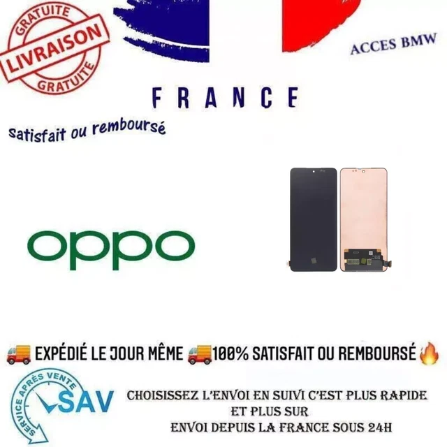 Ecran Tactile Oled pour OPPO Reno 8 Pro 5G CPH2357 Noir