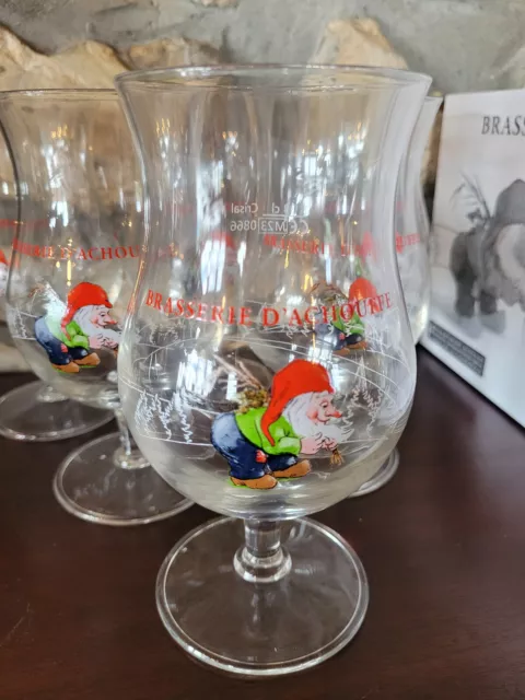 La Chouffe beer glasses : set of 6 in box