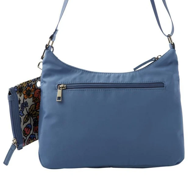 Samantha Brown To-Go Double Pocket Hobo - Chambray Blue 3