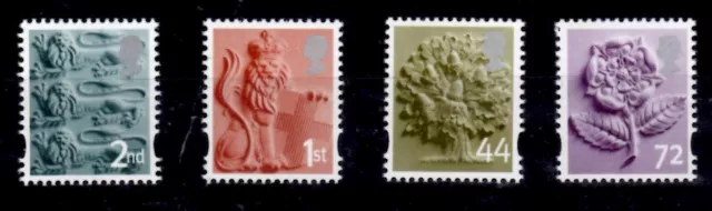 England EN6b-EN17b Set x 4 values - Type I varieties - Perfect MNH Scarce Item